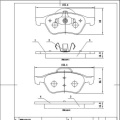 FDB1440 auto parts brake pad factory best car  brake pads for RENAULT megane brake pad